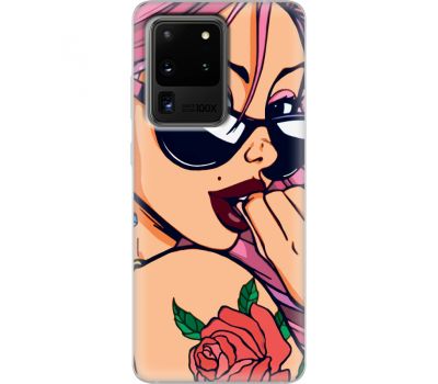 Силіконовий чохол BoxFace Samsung G988 Galaxy S20 Ultra Pink Girl (38878-up2388)