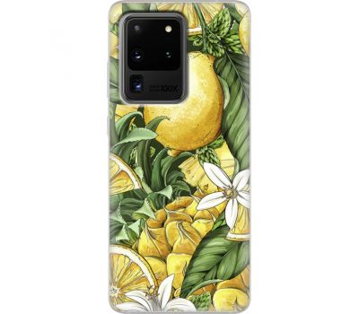 Силіконовий чохол BoxFace Samsung G988 Galaxy S20 Ultra Lemon Pattern (38878-up2415)