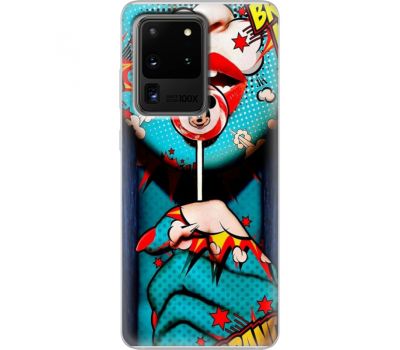 Силіконовий чохол BoxFace Samsung G988 Galaxy S20 Ultra Girl Pop Art (38878-up2444)