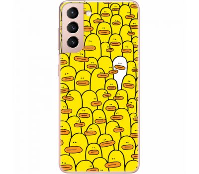 Силіконовий чохол BoxFace Samsung G991 Galaxy S21 Yellow Ducklings (41709-up2428)
