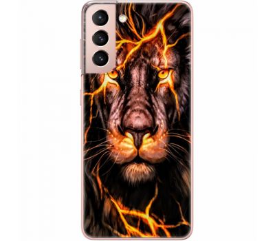 Силіконовий чохол BoxFace Samsung G991 Galaxy S21 Fire Lion (41709-up2437)