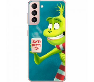 Силіконовий чохол BoxFace Samsung G991 Galaxy S21 Santa Hates You (41709-up2449)