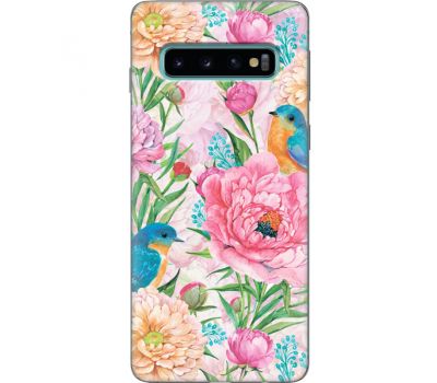 Силіконовий чохол BoxFace Samsung G973 Galaxy S10 Birds in Flowers (35853-up2374)