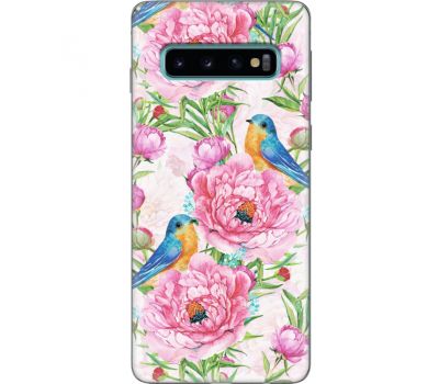 Силіконовий чохол BoxFace Samsung G973 Galaxy S10 Birds and Flowers (35853-up2376)