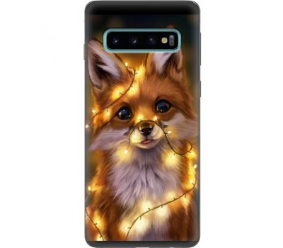 Силіконовий чохол BoxFace Samsung G973 Galaxy S10 Рождественская лиса (35853-up2399)