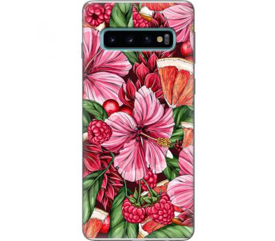 Силіконовий чохол BoxFace Samsung G973 Galaxy S10 Tropical Flowers (35853-up2416)