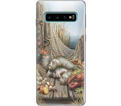 Силіконовий чохол BoxFace Samsung G973 Galaxy S10 Удачная рыбалка (35853-up2418)