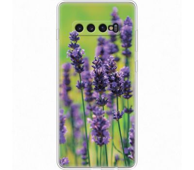 Силіконовий чохол BoxFace Samsung G975 Galaxy S10 Plus Green Lavender (35854-up2245)