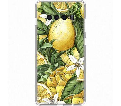 Силіконовий чохол BoxFace Samsung G975 Galaxy S10 Plus Lemon Pattern (35854-up2415)