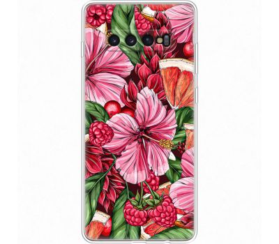 Силіконовий чохол BoxFace Samsung G975 Galaxy S10 Plus Tropical Flowers (35854-up2416)