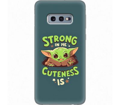 Силіконовий чохол BoxFace Samsung G970 Galaxy S10e Strong in me Cuteness is (35855-up2337)