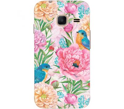 Силіконовий чохол BoxFace Samsung J105 Galaxy J1 Mini Duos Birds in Flowers (24712-up2374)