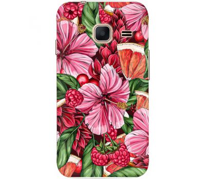 Силіконовий чохол BoxFace Samsung J105 Galaxy J1 Mini Duos Tropical Flowers (24712-up2416)