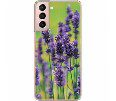 Силіконовий чохол BoxFace Samsung G991 Galaxy S21 Green Lavender (41709-up2245)