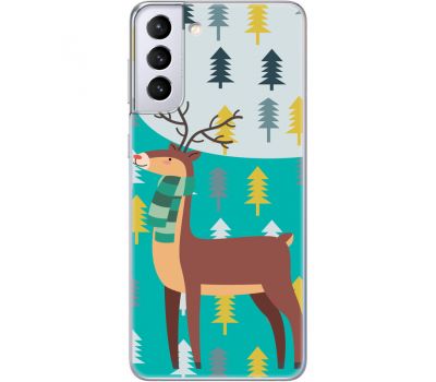 Силіконовий чохол BoxFace Samsung G996 Galaxy S21 Plus Foresty Deer (41718-up2247)