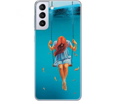 Силіконовий чохол BoxFace Samsung G996 Galaxy S21 Plus Girl In The Sea (41718-up2387)