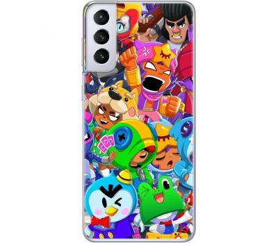 Силіконовий чохол BoxFace Samsung G996 Galaxy S21 Plus friends brawl stars (41718-up2403)