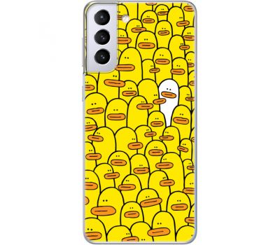 Силіконовий чохол BoxFace Samsung G996 Galaxy S21 Plus Yellow Ducklings (41718-up2428)