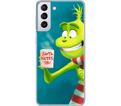 Силіконовий чохол BoxFace Samsung G996 Galaxy S21 Plus Santa Hates You (41718-up2449)