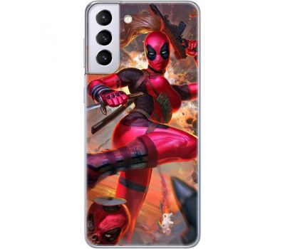 Силіконовий чохол BoxFace Samsung G996 Galaxy S21 Plus Woman Deadpool (41718-up2453)