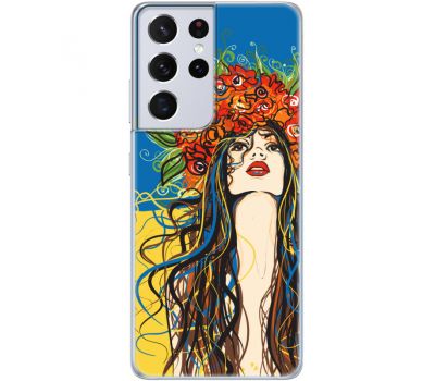 Силіконовий чохол BoxFace Samsung G998 Galaxy S21 Ultra Ukraine Girl (41719-up2373)