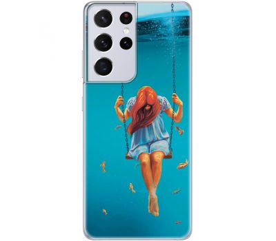 Силіконовий чохол BoxFace Samsung G998 Galaxy S21 Ultra Girl In The Sea (41719-up2387)