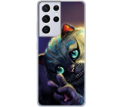 Силіконовий чохол BoxFace Samsung G998 Galaxy S21 Ultra Cheshire Cat (41719-up2404)