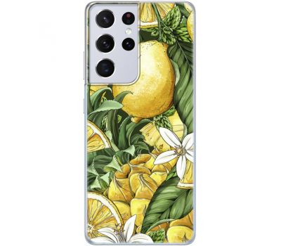 Силіконовий чохол BoxFace Samsung G998 Galaxy S21 Ultra Lemon Pattern (41719-up2415)