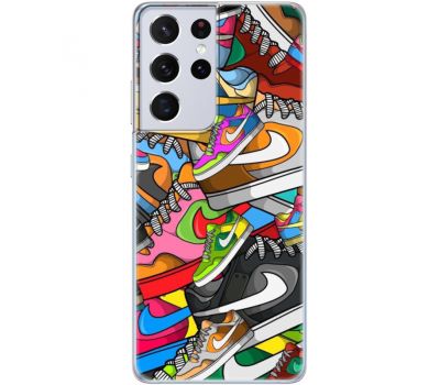 Силіконовий чохол BoxFace Samsung G998 Galaxy S21 Ultra Sneakers (41719-up2423)