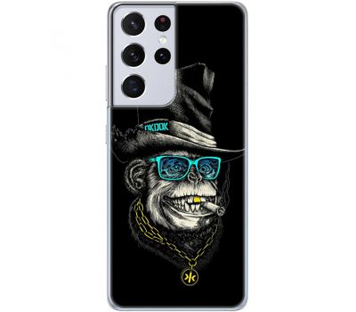 Силіконовий чохол BoxFace Samsung G998 Galaxy S21 Ultra Rich Monkey (41719-up2438)