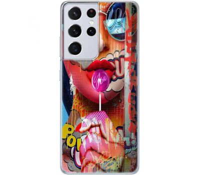 Силіконовий чохол BoxFace Samsung G998 Galaxy S21 Ultra Colorful Girl (41719-up2443)