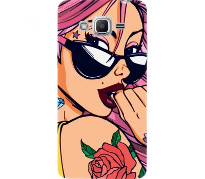 Силіконовий чохол BoxFace Samsung J2 Prime Pink Girl (27302-up2388)