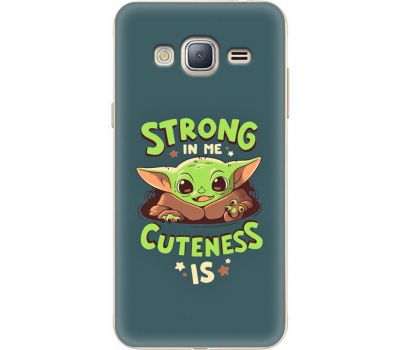 Силіконовий чохол BoxFace Samsung J320 Galaxy J3 Strong in me Cuteness is (24962-up2337)