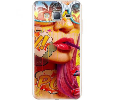 Силіконовий чохол BoxFace Samsung J320 Galaxy J3 Yellow Girl Pop Art (24962-up2442)
