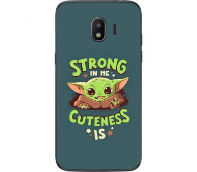 Силіконовий чохол BoxFace Samsung J250 Galaxy J2 (2018) Strong in me Cuteness is (32874-up2337)