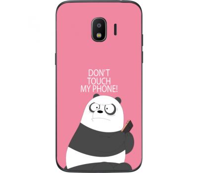 Силіконовий чохол BoxFace Samsung J250 Galaxy J2 (2018) Dont Touch My Phone Panda (32874-up2425)
