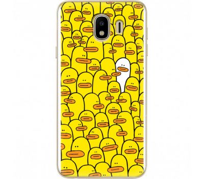 Силіконовий чохол BoxFace Samsung J400 Galaxy J4 2018 Yellow Ducklings (33860-up2428)