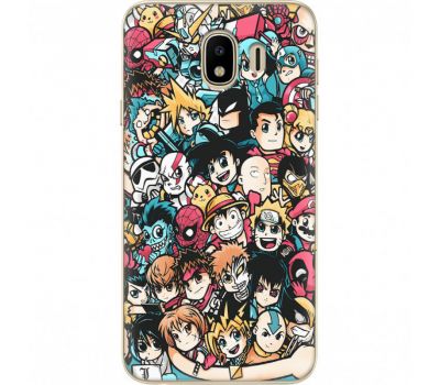 Силіконовий чохол BoxFace Samsung J400 Galaxy J4 2018 Anime Stickers (33860-up2458)