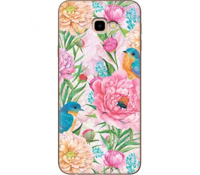 Силіконовий чохол BoxFace Samsung J415 Galaxy J4 Plus 2018 Birds in Flowers (35411-up2374)