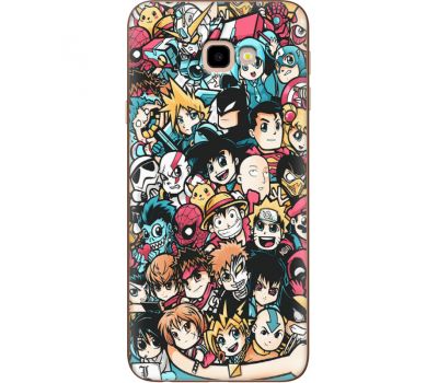 Силіконовий чохол BoxFace Samsung J415 Galaxy J4 Plus 2018 Anime Stickers (35411-up2458)