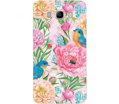 Силіконовий чохол BoxFace Samsung J510 Galaxy J5 2016 Birds in Flowers (25137-up2374)