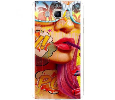 Силіконовий чохол BoxFace Samsung J510 Galaxy J5 2016 Yellow Girl Pop Art (25137-up2442)