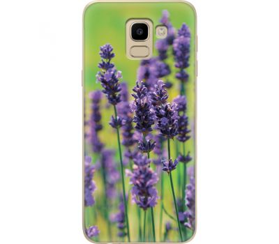 Силіконовий чохол BoxFace Samsung J600 Galaxy J6 2018 Green Lavender (33861-up2245)