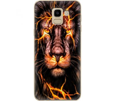 Силіконовий чохол BoxFace Samsung J600 Galaxy J6 2018 Fire Lion (33861-up2437)
