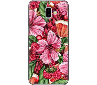 Силіконовий чохол BoxFace Samsung J610 Galaxy J6 Plus 2018 Tropical Flowers (35408-up2416)