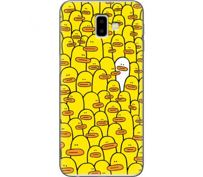 Силіконовий чохол BoxFace Samsung J610 Galaxy J6 Plus 2018 Yellow Ducklings (35408-up2428)