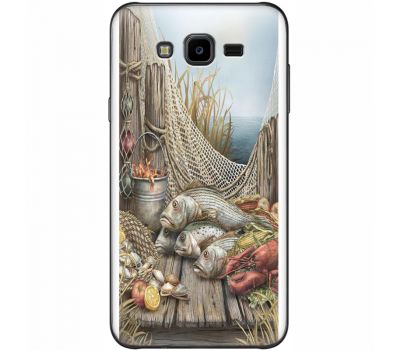 Силіконовий чохол BoxFace Samsung J700H Galaxy J7 Удачная рыбалка (24496-up2418)