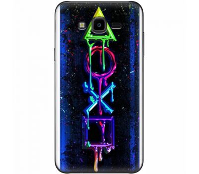 Силіконовий чохол BoxFace Samsung J700H Galaxy J7 Graffiti symbols (24496-up2432)