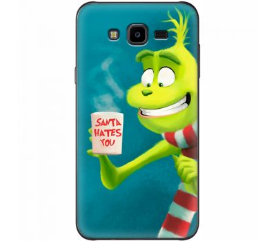 Силіконовий чохол BoxFace Samsung J700H Galaxy J7 Santa Hates You (24496-up2449)