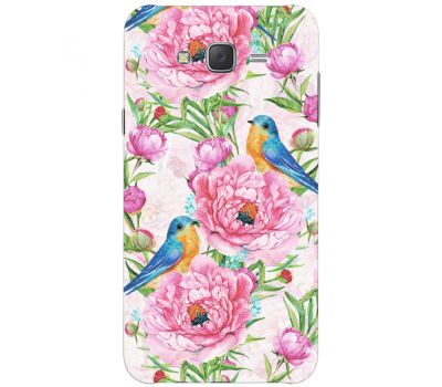 Силіконовий чохол BoxFace Samsung J500H Galaxy J5 Birds and Flowers (25242-up2376)